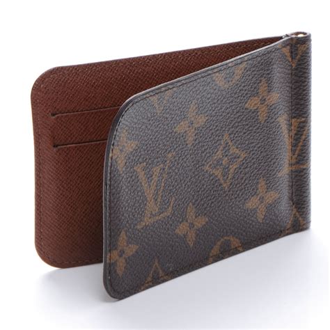 mens louis vuitton money clip wallet|LOUIS VUITTON Monogram Mens Billfold Money Clip Wallet.